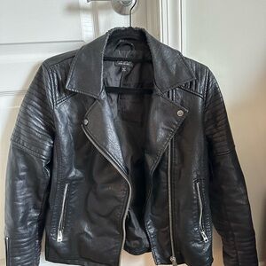 Topshop Black Biker Jacket - Women’s